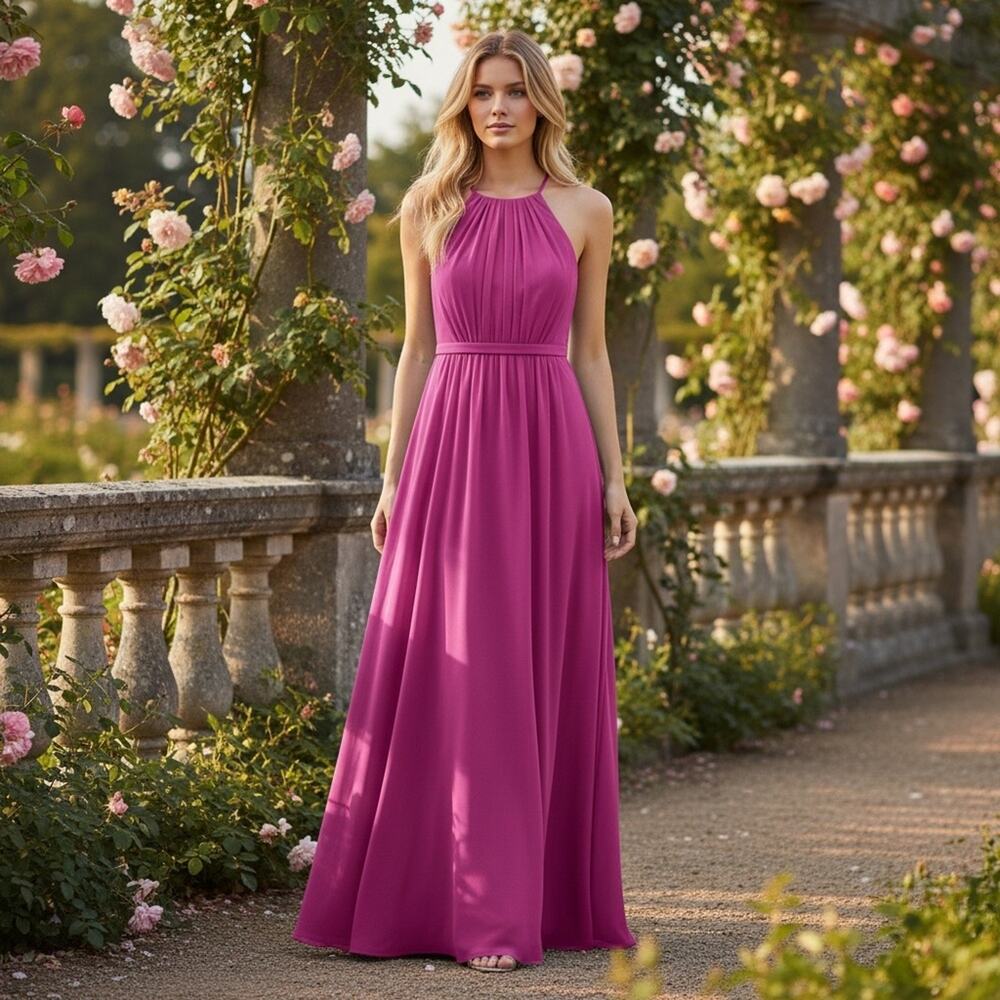 JASMINE BRIDESMAIDS Pink Gown / Prom Dress ⭐️